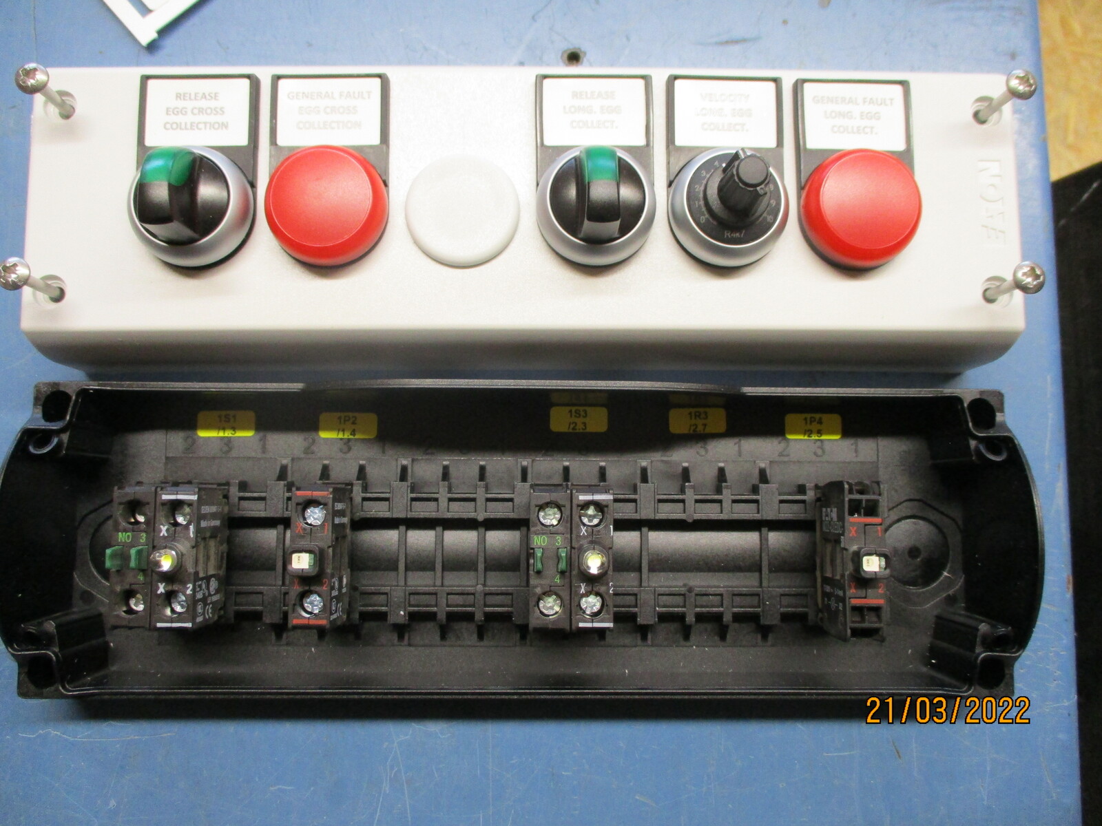 Control panel egg collection